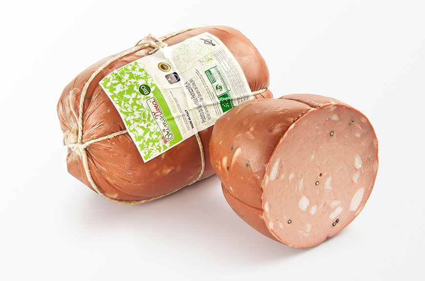 Fragrant and genuine, here is the Mortadella PrimaVera Bio