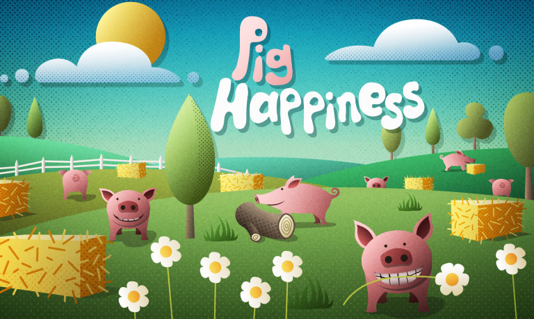 Pig-Happiness, the new awareness campaign by the Organic PrimaVera line of Salumificio Pedrazzoli.